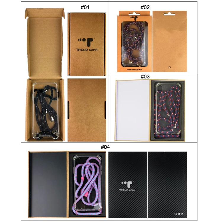 2021 Biodegradable Phone Case,Necklace Crossbody Lanyard Woven 
