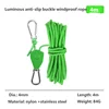 Individual 4mm4m-verde fluorescente