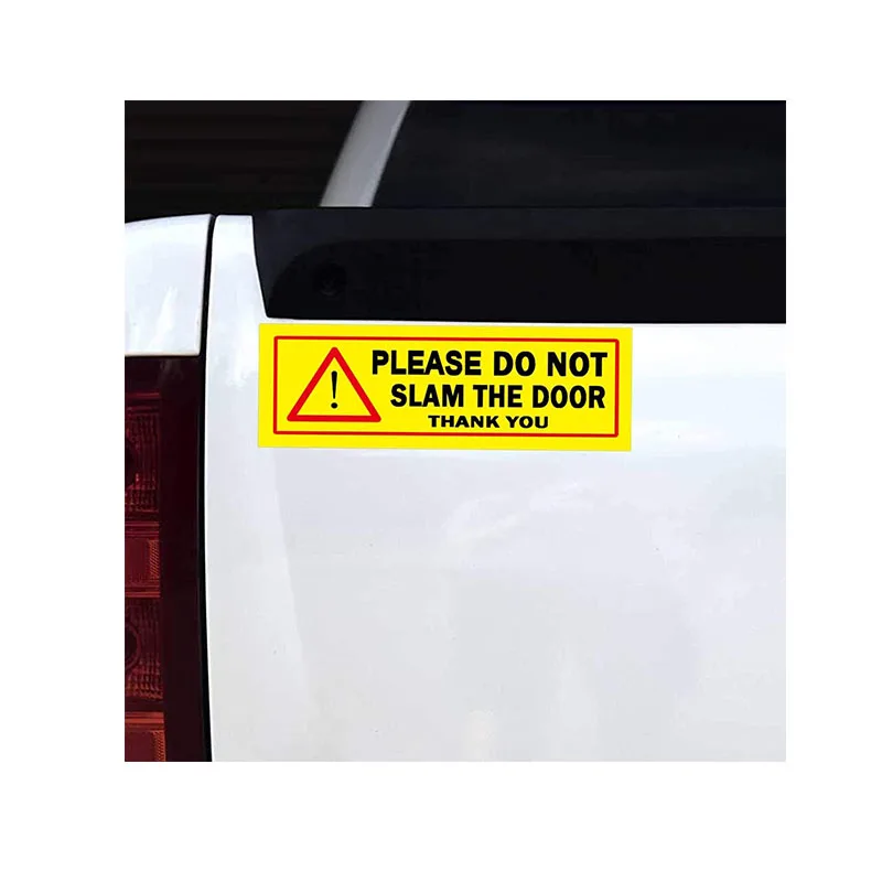 Remarkable Please Do Not Slam The Door Warning Stickers Do Not Slam ...