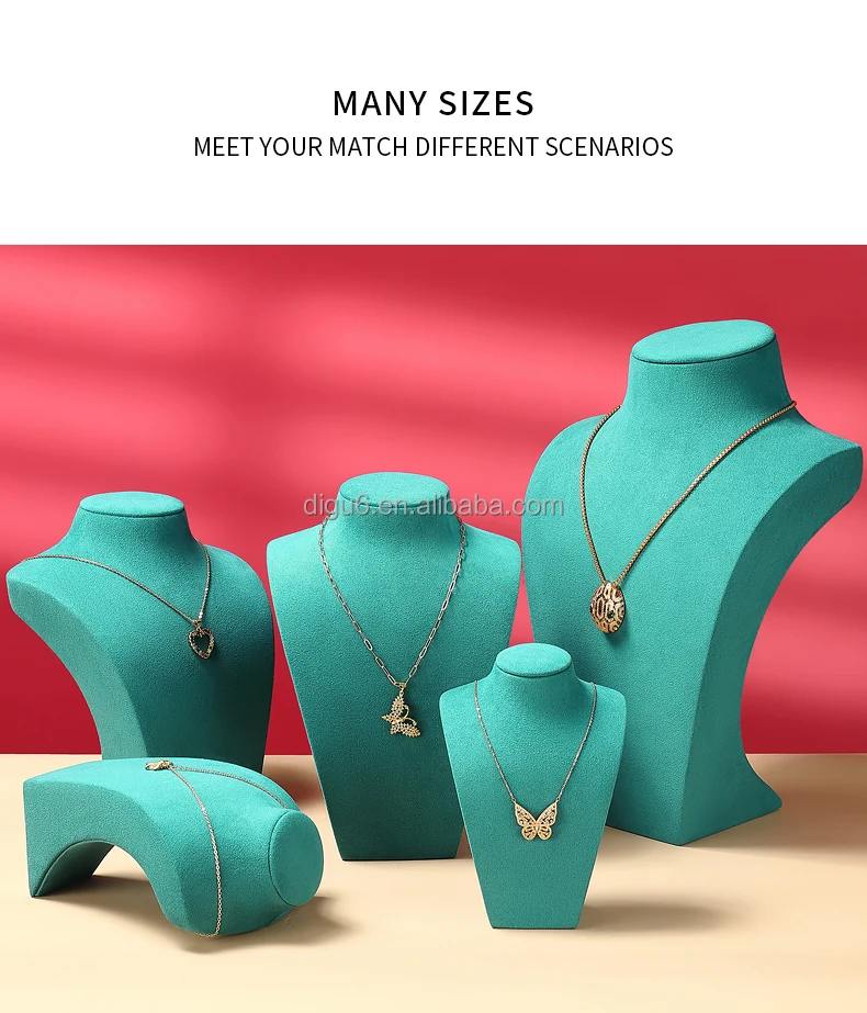 Digu New Arrival 2023 Luxurious Velvet Multilayer Jewelry Display