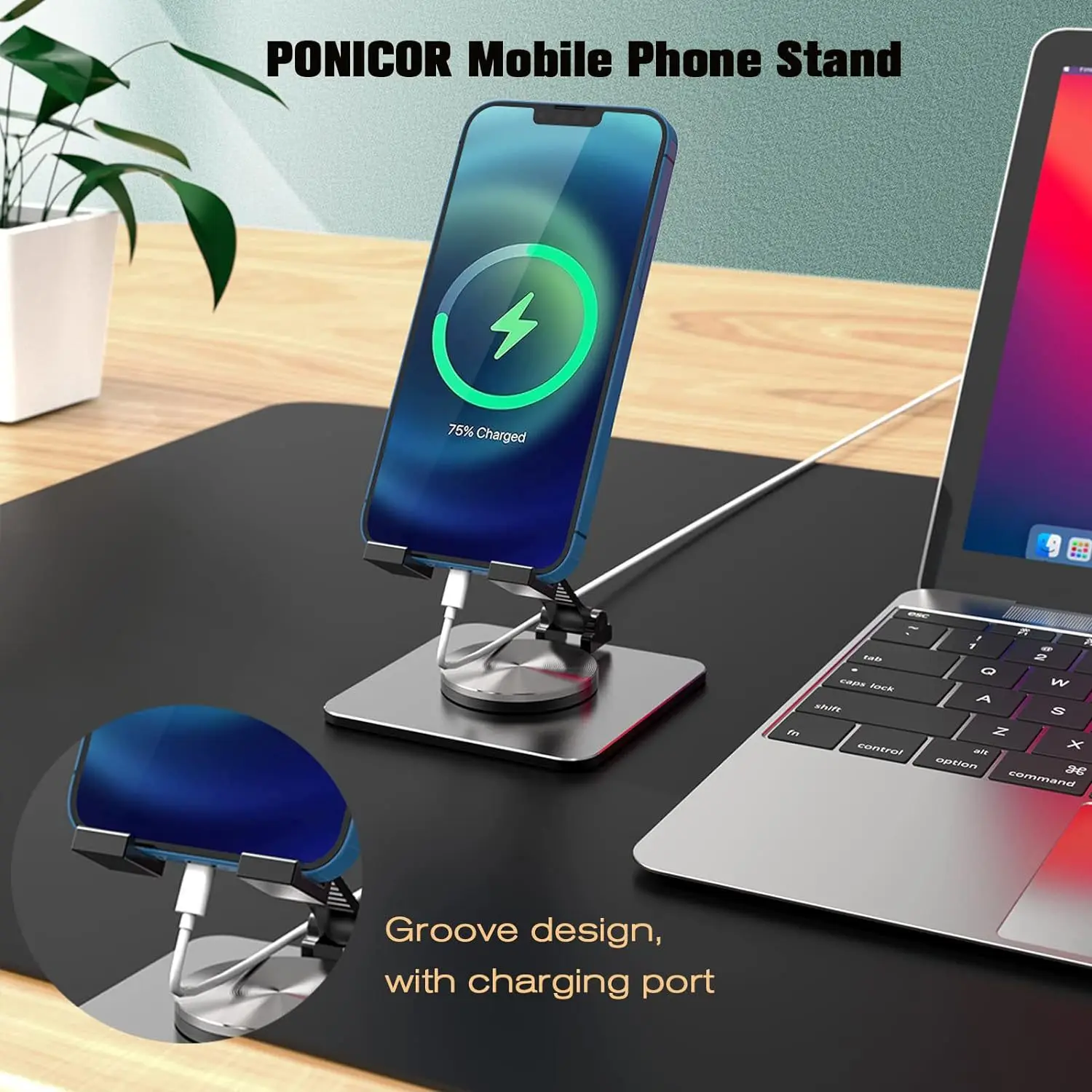 2024 Trending Products Foldable 360 Rotating Phone Stand Phone Accessories Display Stand for I Phone 14