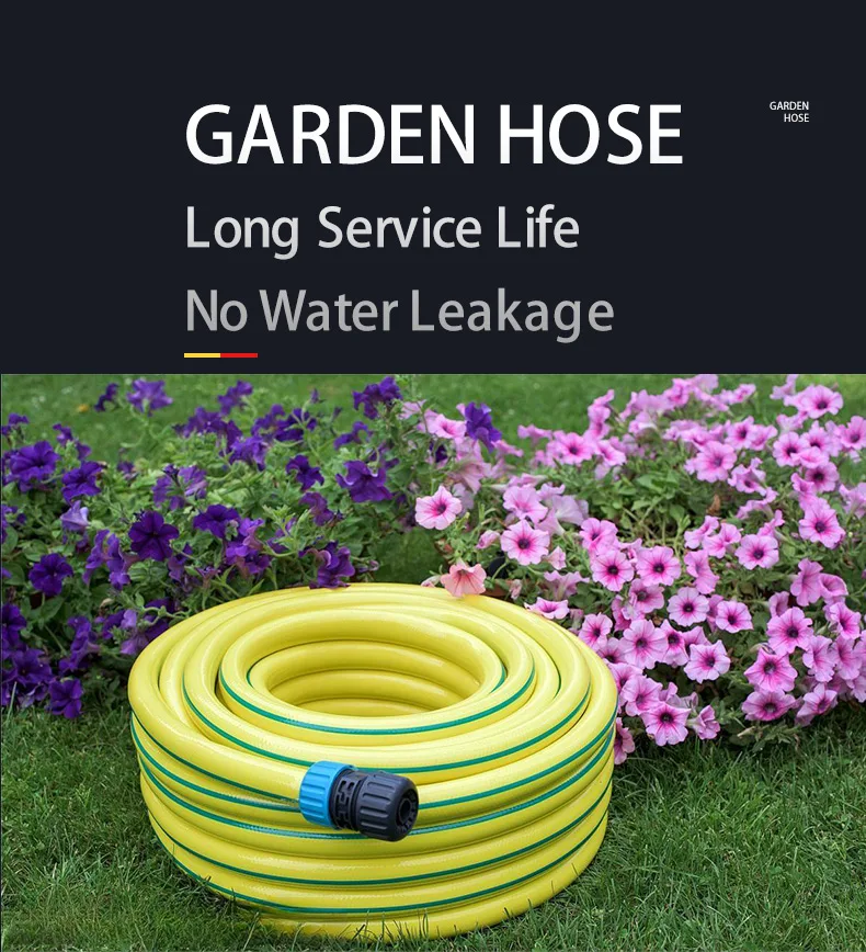 Professional Colorful 5/8 Inch Pvc Irrigation Garden Water Hose Pvc