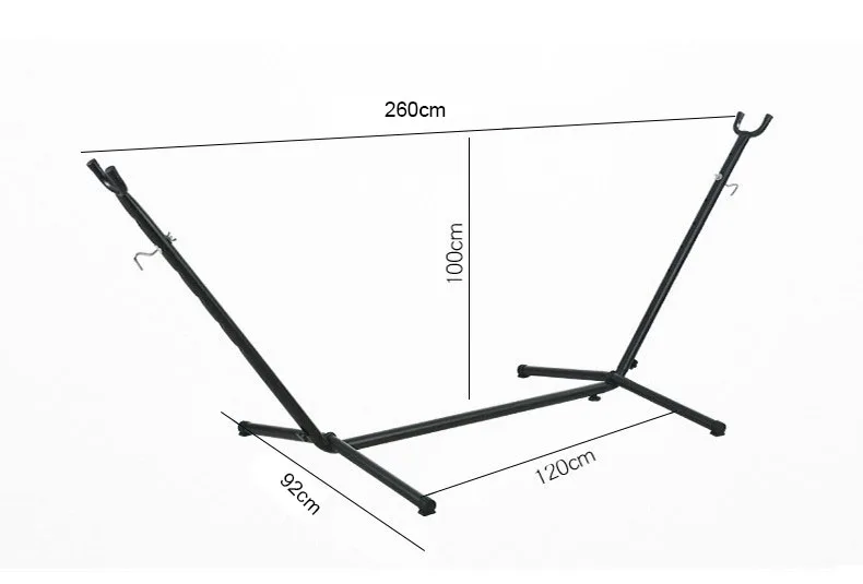 Сверхлегкий гамак с металлическим каркасом