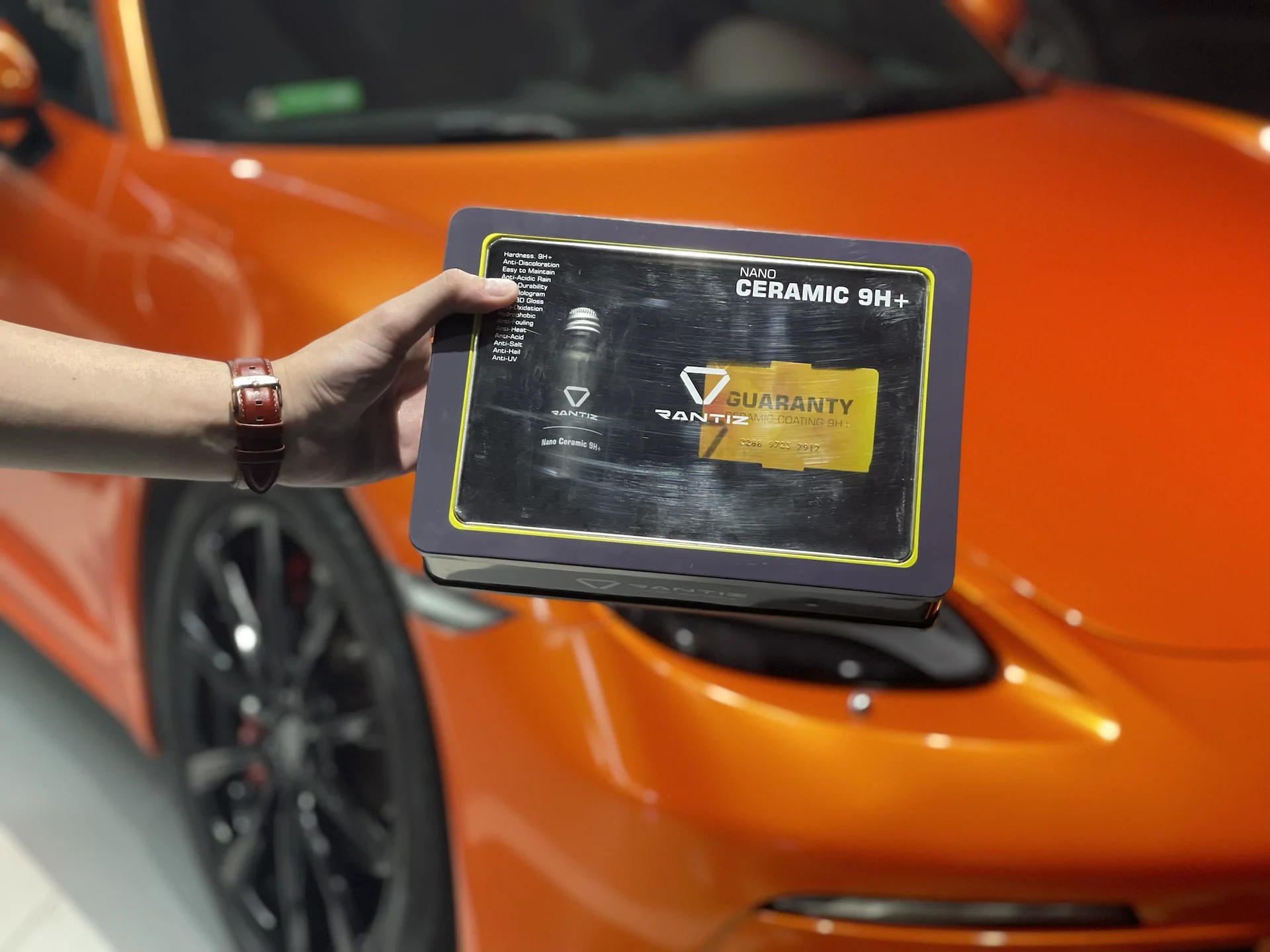 Luxury Premium Quality Nano Graphene Ceramic Coating Metal Pack For