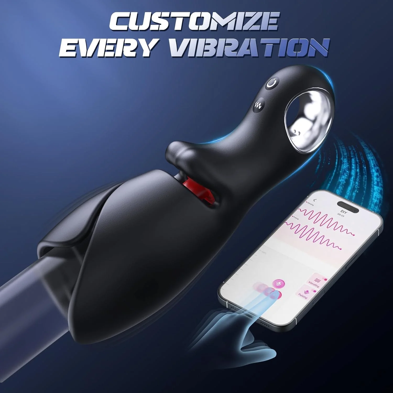 Male Masturbator AI Smart APP Control Pocket Pussy Stroker with 10 Licking  & Vibrating Modes Penis Vibrator Adult Male Sex Toys