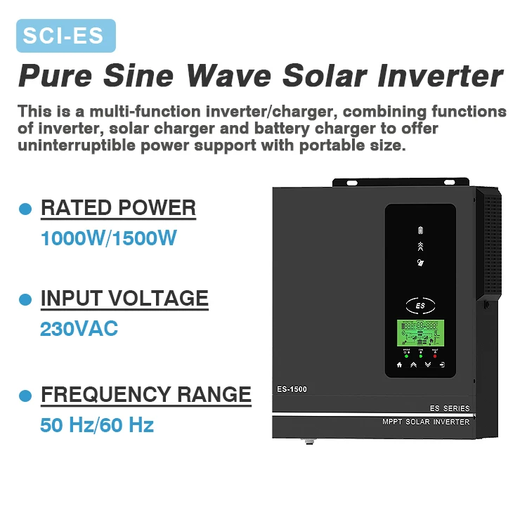 Anern 1000W/1500W/4000W/5000W ハイブリッドソーラーインバーター