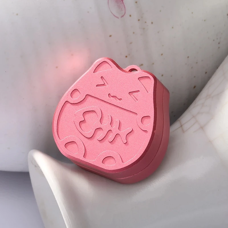 Schalteröffner Lila Mit Glückskatze – Für Kailh, Gateron, Cherry MX Schalter, Mit Magnet, Individuelles Tastatur-Werkzeug