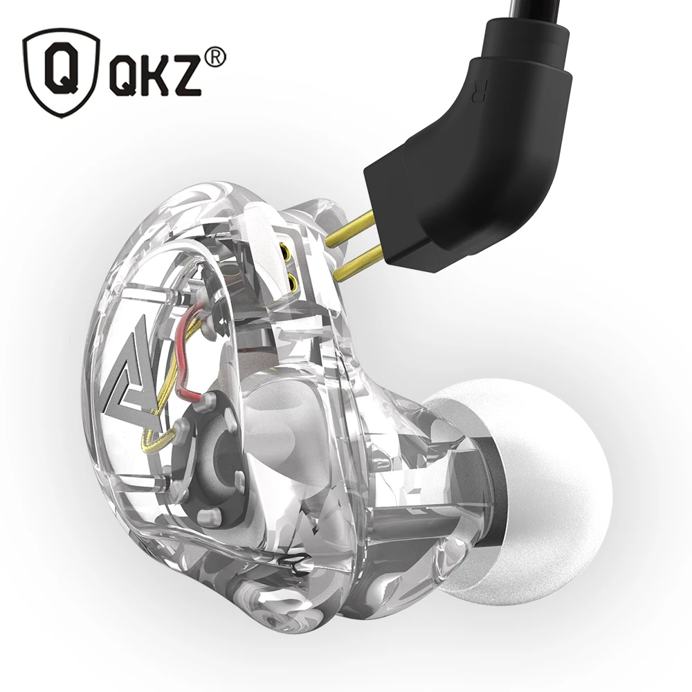 QKZ VK4 In-Ear Subwoofer HiFi Wire-controlled Earphone With Mic(Carbon - Foto 2
