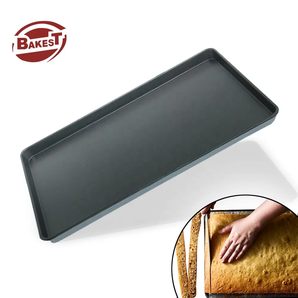 BAKEST New Food Grade Customizable Size Aluminum Pizza Baking Pan Non Stick Pan Baking Tray