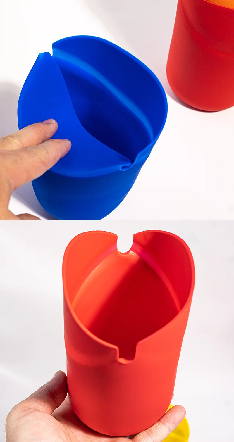 Classic Style Foldable Microwave Popcorn Box Snack Bucket Made of Silicone for Party Use manufacture