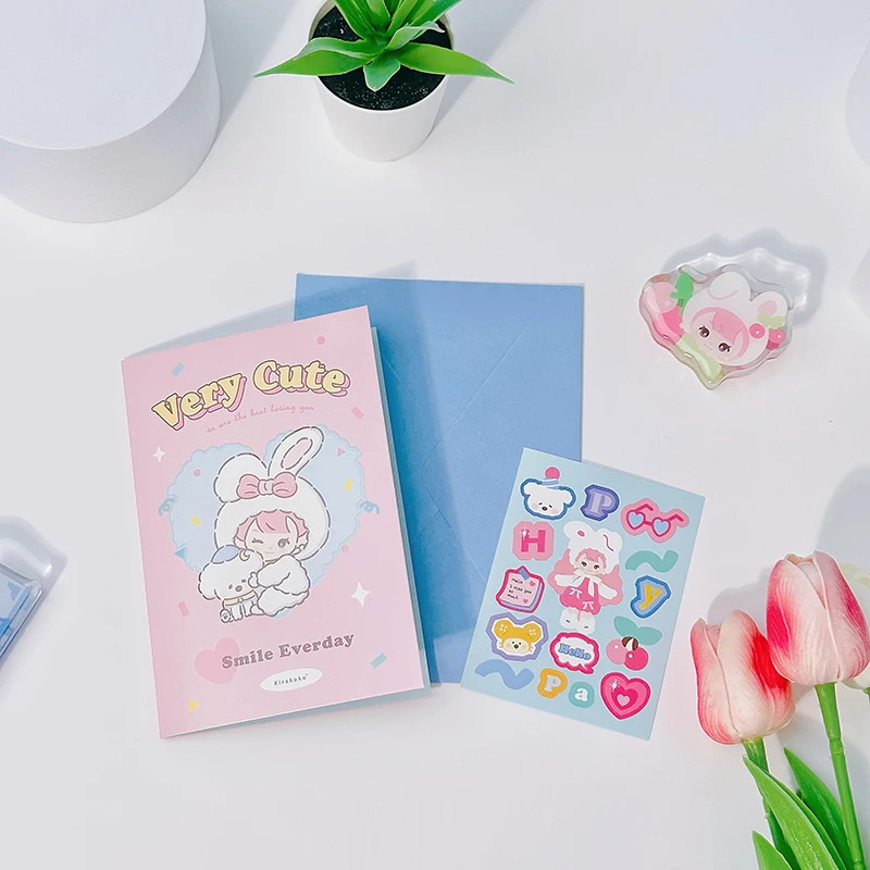 Kirakoko Happy Valentines Day Wholesale Greeting Card Gift Card Invitation Thank You Graduation Birthday Blessing Cards