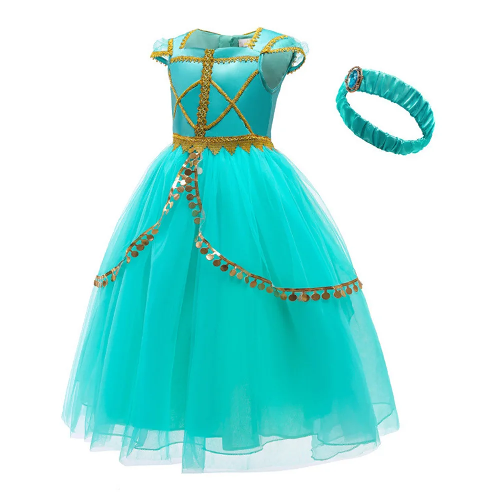 Princess Jasmine Dress - Perfect for Halloween & Cosplay Princess Jasmine Dress - Perfect for Halloween & Cosplay