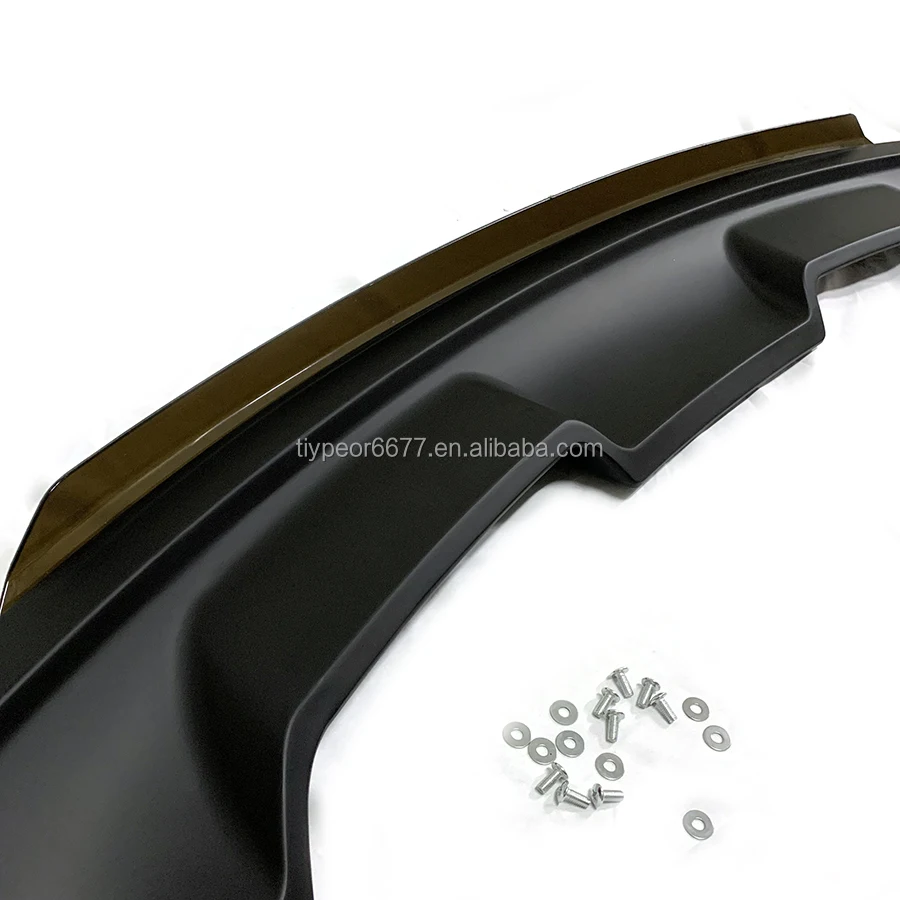 product for ford mustang gt500 2015 2023 rear trunk wing abs material high quality spoiler with acrylic panel tail lip wing-4