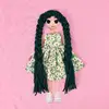 Green Hair Styling - 1
