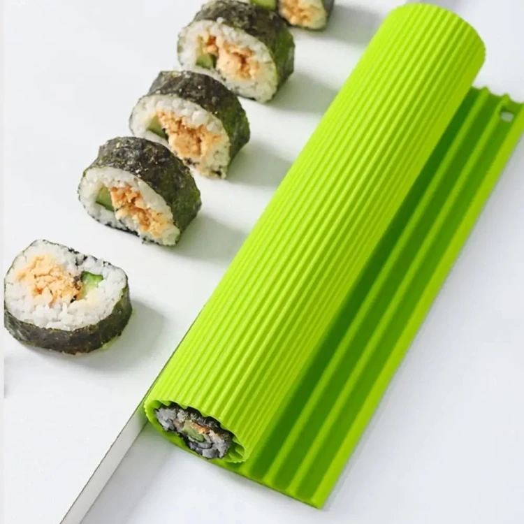Tapis à Sushi En Silicone Double Face Antiadhésif – Rouleau Parfait Pour Makis Maison Faciles Et Propres