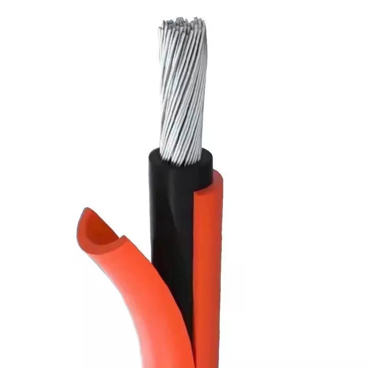 high quality PV1-F TUV 10mm2 tinned copper conductor XLPO sheath PVC insulation solar cable for industry