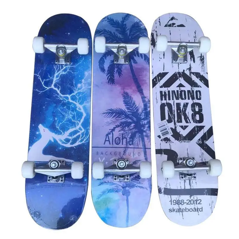 Complete 7 Layers Full Canadian Maple Surf Skateboard Carbon Dragon