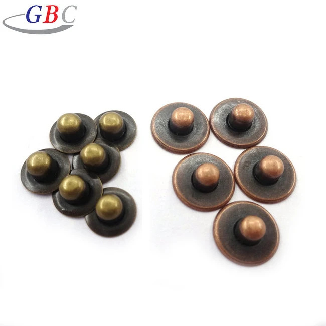 Заводская цена металлические обратные медные заклепки джинсы