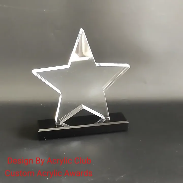 Artworld Personalized Acrylic Award Trophy With Custom Engraving