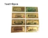 USD colorido 8 piezas