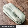 Brocade Rabbit Tissue Box - Turquoise