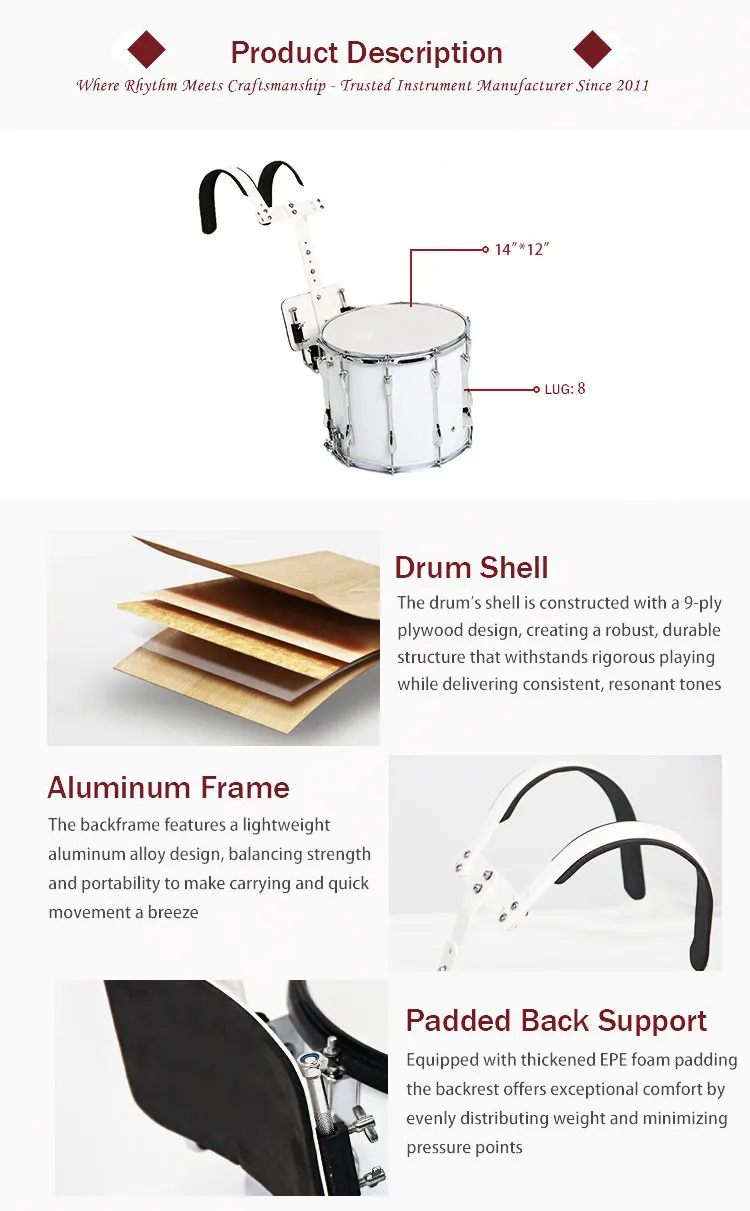 Custom Marching Snare Custom Marching Snare