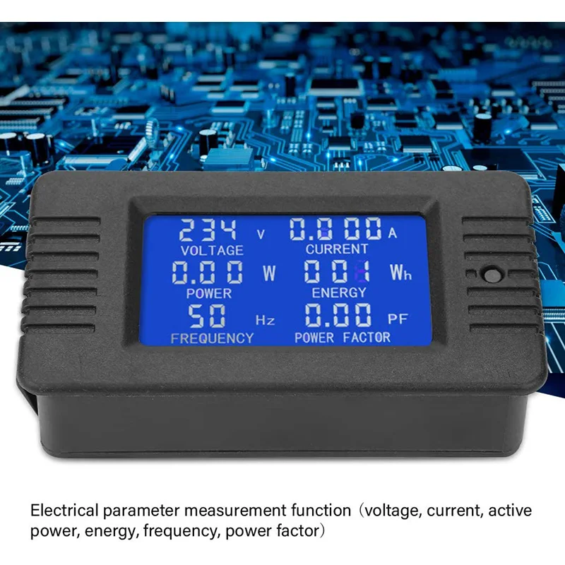 PZEM-020 AC80-260V 10A  Digital Voltmeter Current Power Energy Kwh Panel Meter 