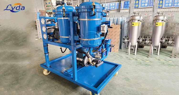 Professional Coalescence Water Dehydration Turbine Oil Purifier Machine ...