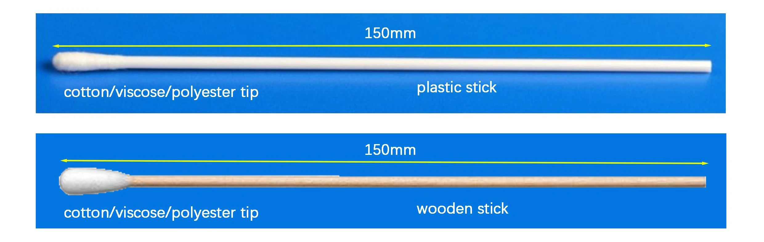 Medical Transport Sampling Swab Stick Sterile Disposable Specimen Collection Swabs With PP Tube supplier