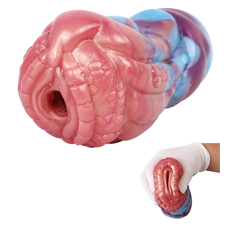 Alien Silicone Male Masturbator Sex Toys Artificial Realistic Vaginal Penis  Stroker for Men Real Pussy Sex Toys Erotic Goods