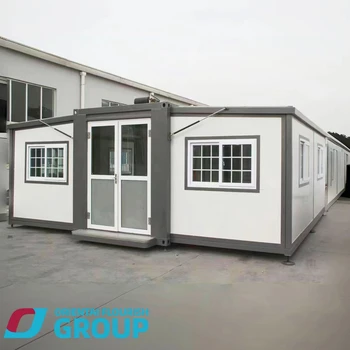 China  Expandable container house Pvc Floor 5 Bedroom Small Prefabricated Home Container House For Summer Season Saint