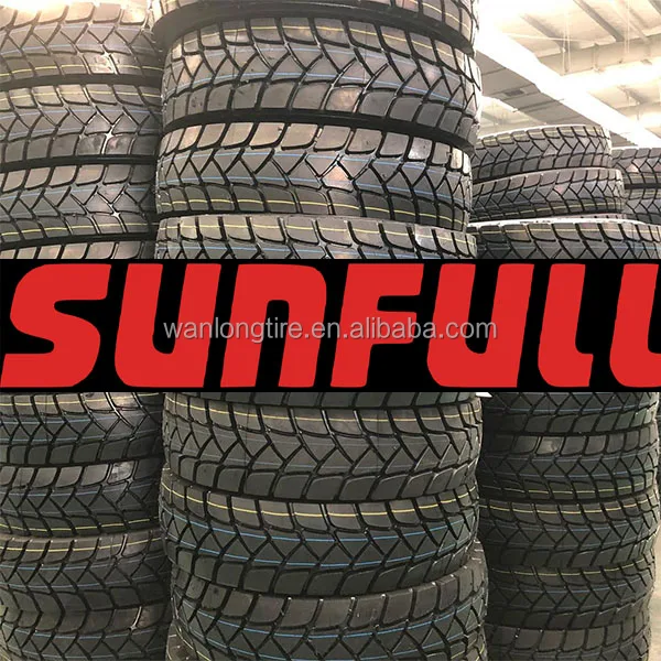 Sunfull Mirage Tyres - Durable 11R22.5 Radial Truck Tires