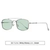 SHINY SILVERY/GREEN