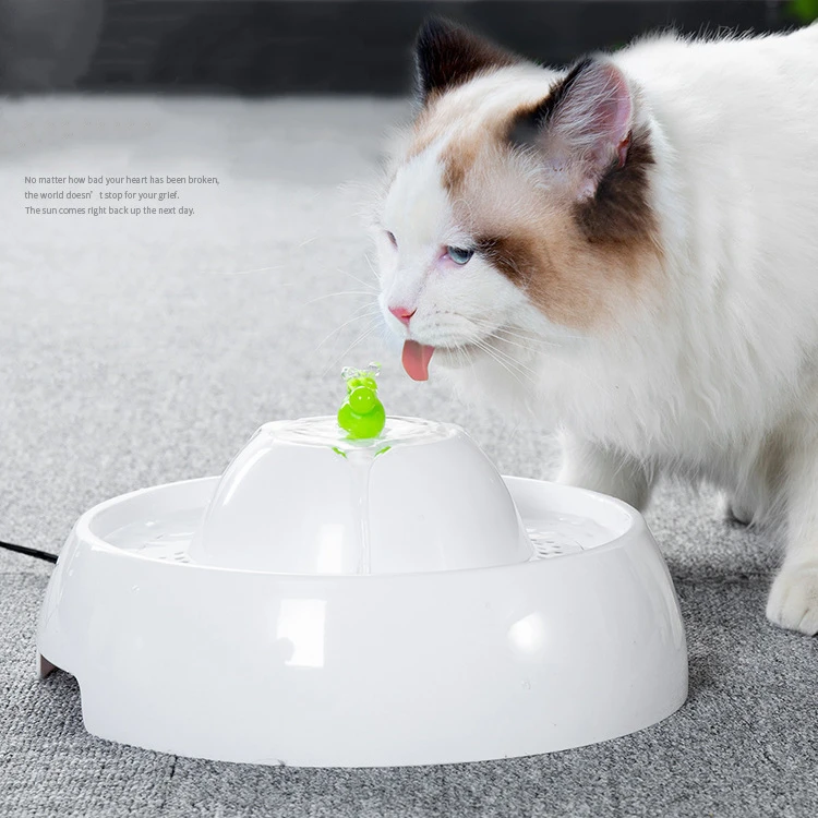 automatic refill cat water bowl 102oz/3L Cat Water Fountain Stainless Steel Tray Automatic Water Bowl  Dispenser for Pets