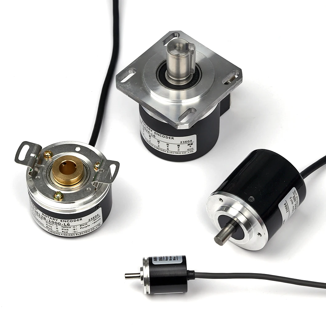 直径DC8-30V 4mmソリッドシャフト2500ppr増分ミニロータリー