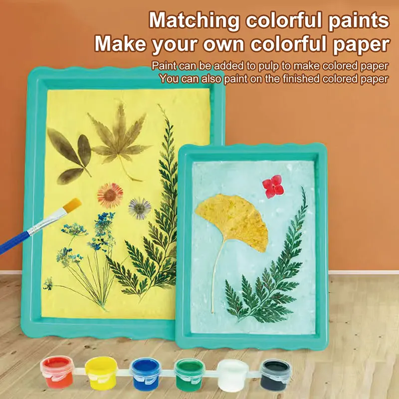 Have Recycling and Paper Mache Science Craft STEAM Learning Toys Science Paper Making Kit for Kids