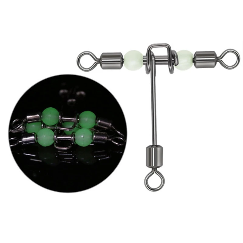 Lot De 20 émerillons De Pêche Alomejor – 5 Types, Cuivre, Forme T, Résistance 40-75 Kg, Pour Connexion De Ligne