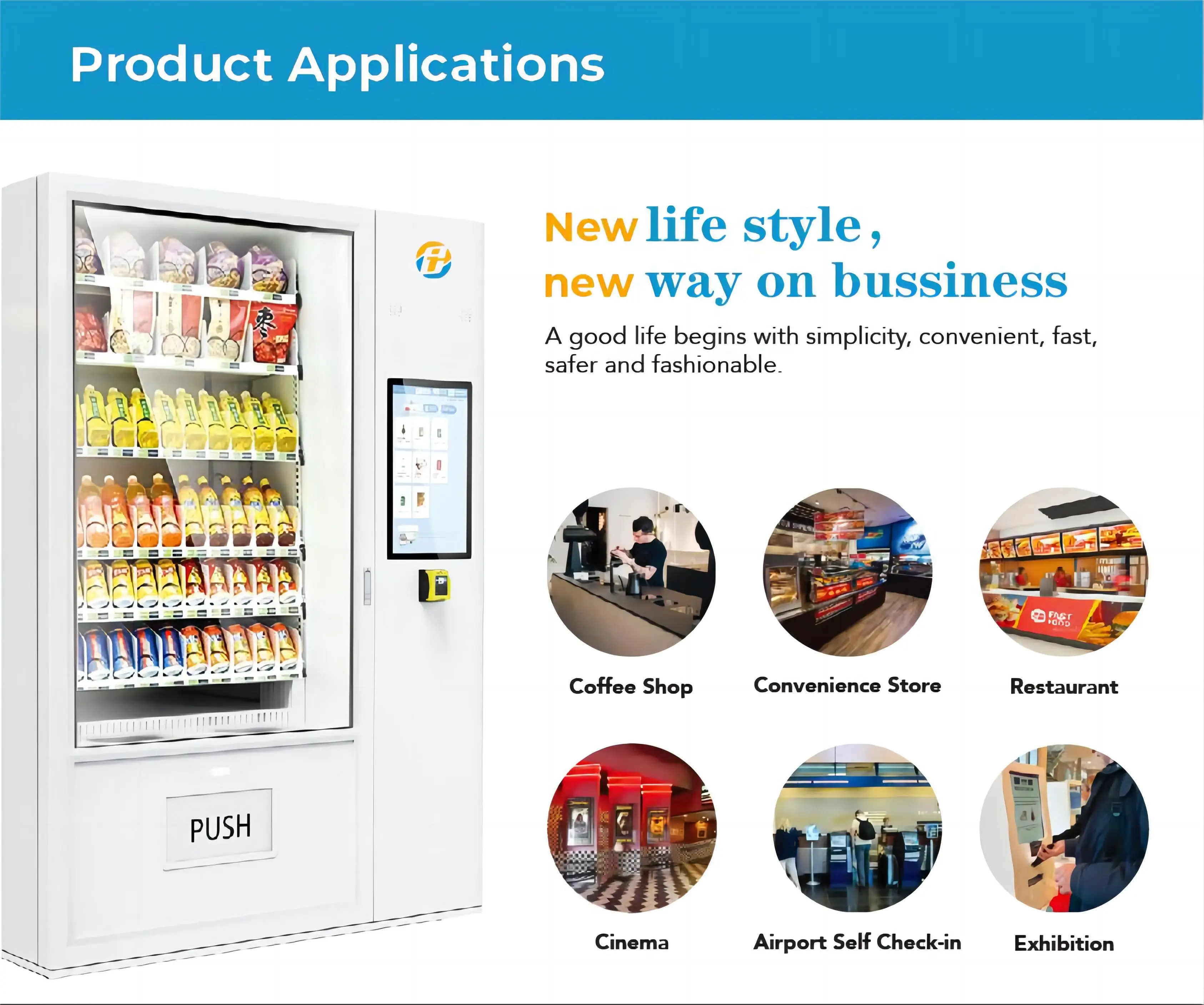 Isurpass Elevator Cooling Cupcake Vending Machine And Macarons Cookies