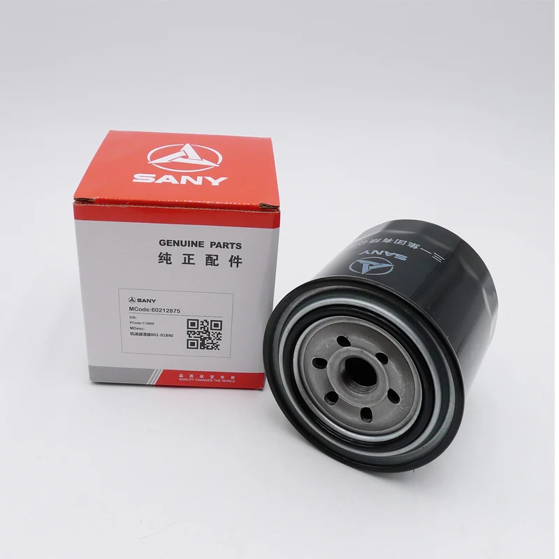 Sany Heavy Duty Engine Oil Filter 60212875 for SY60
