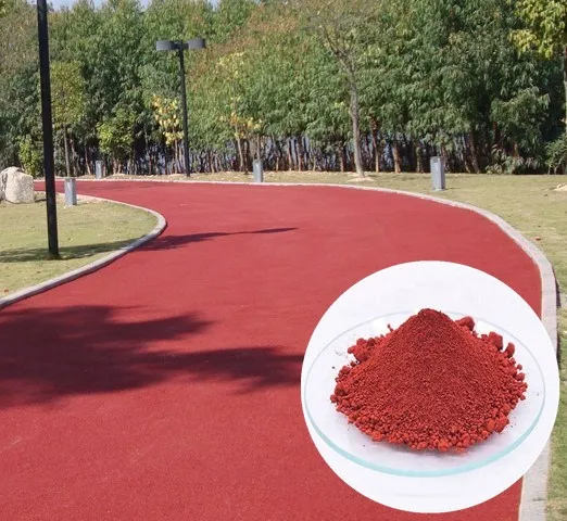 Iron oxide Red Concrete Color Pigment Dye for Sand Cement Grouts Slurry Mortar