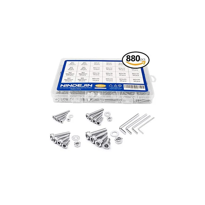 880pcs Stainless Steel Bolts And Nuts Suppliers Hexagon Hex Socket Cap