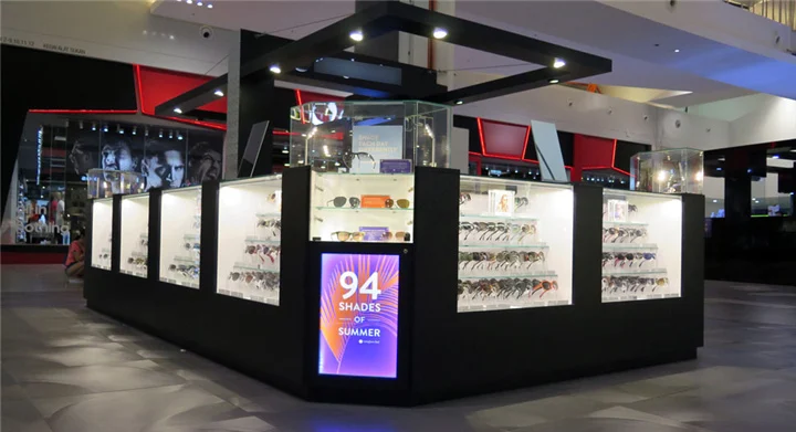 Retail Optical Kiosk Eyeglass Store Design Sunglass Mall Kiosks