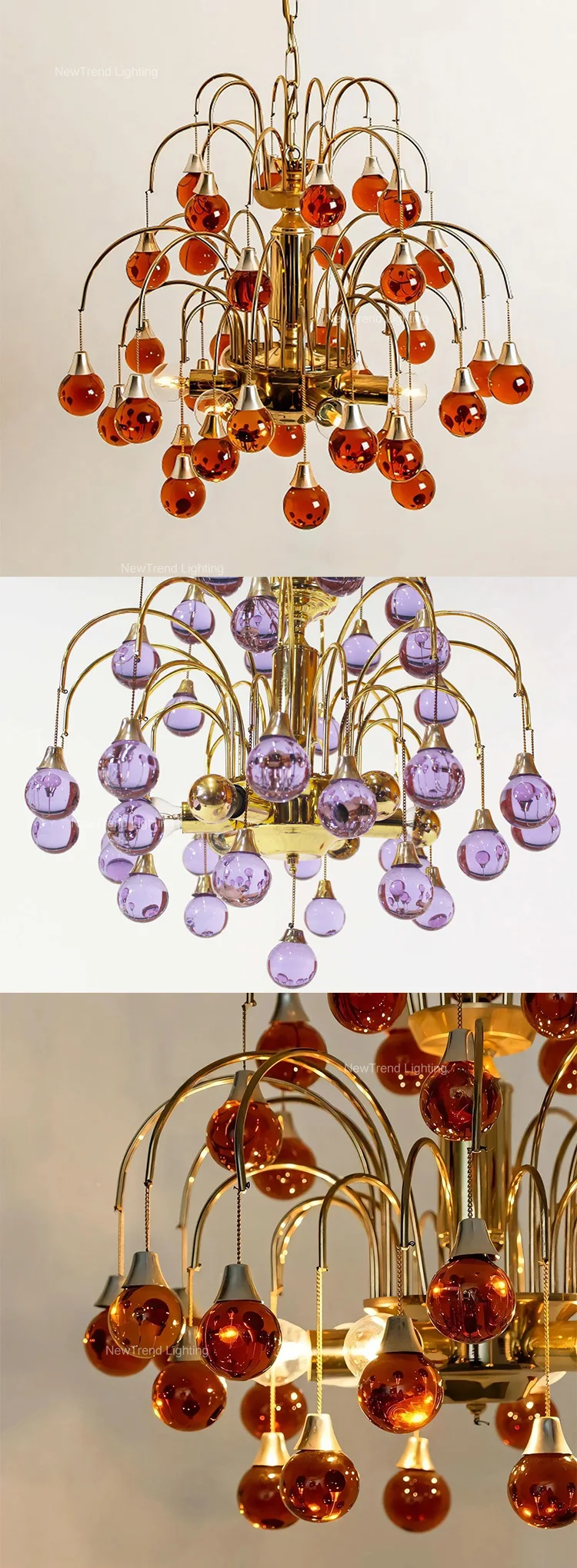 cpl 465 modern minimalist murano glass pendant light  nordic style led suspension lamp for dining room chandeliers-3