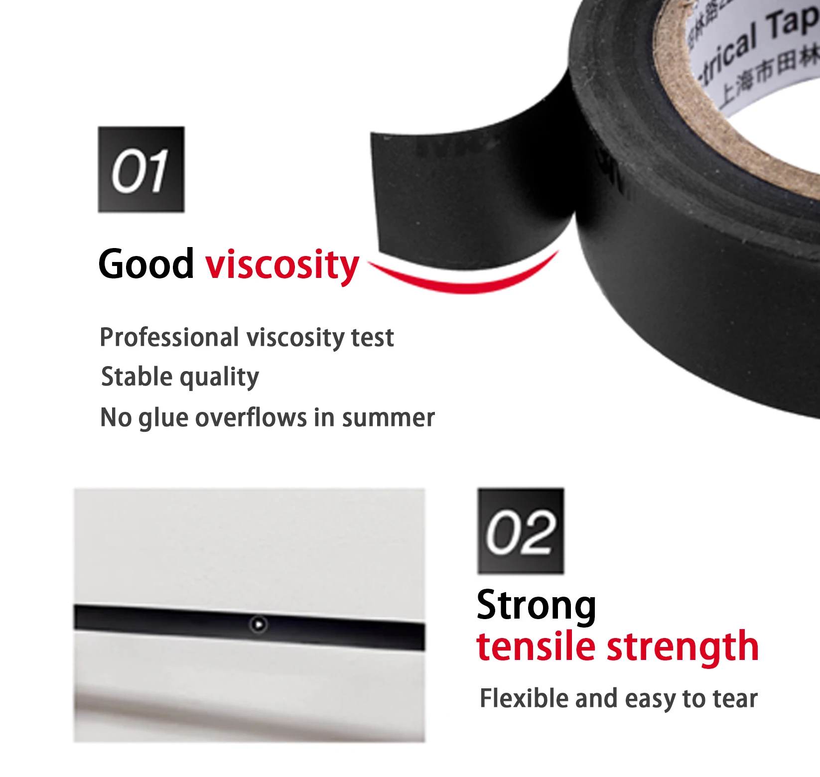 3m Original Electrical Tape 1712 High Voltage Resistant Black General