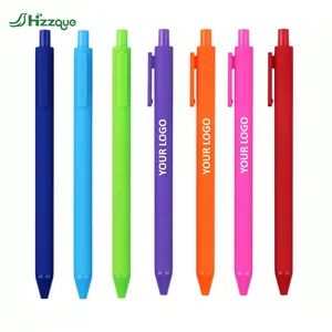 Hot Selling 0.5mm Neutral Ink Promotional  Gel Pen Cute Customizable Logo Colorful Plastic Customizable Logo Pen