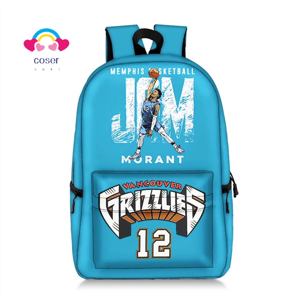 Wholesale Cross-border backpack printed by NBA basketball stars Lakers  backpack with large capacity and load reduction From m.