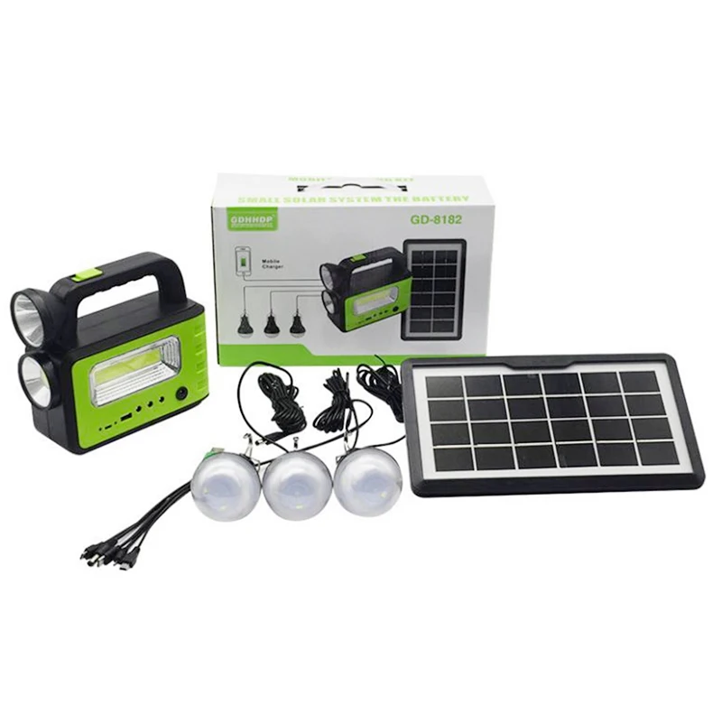 Solar Generator Power Station with Solar Panels Portable Generator Lighting
