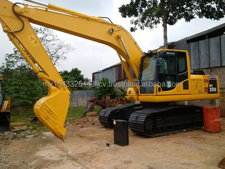 Komatsu Pc200 20 Ton Ore Trench Excavation Excavators Harga Earthmoving ...