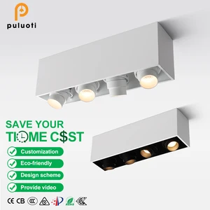 Modern Design Aluminum Cylinder Lamp IP20 Adjustable GU10 20W 32W 40W LED Spotlight New Style Surface Mounted Cylinder Lamp