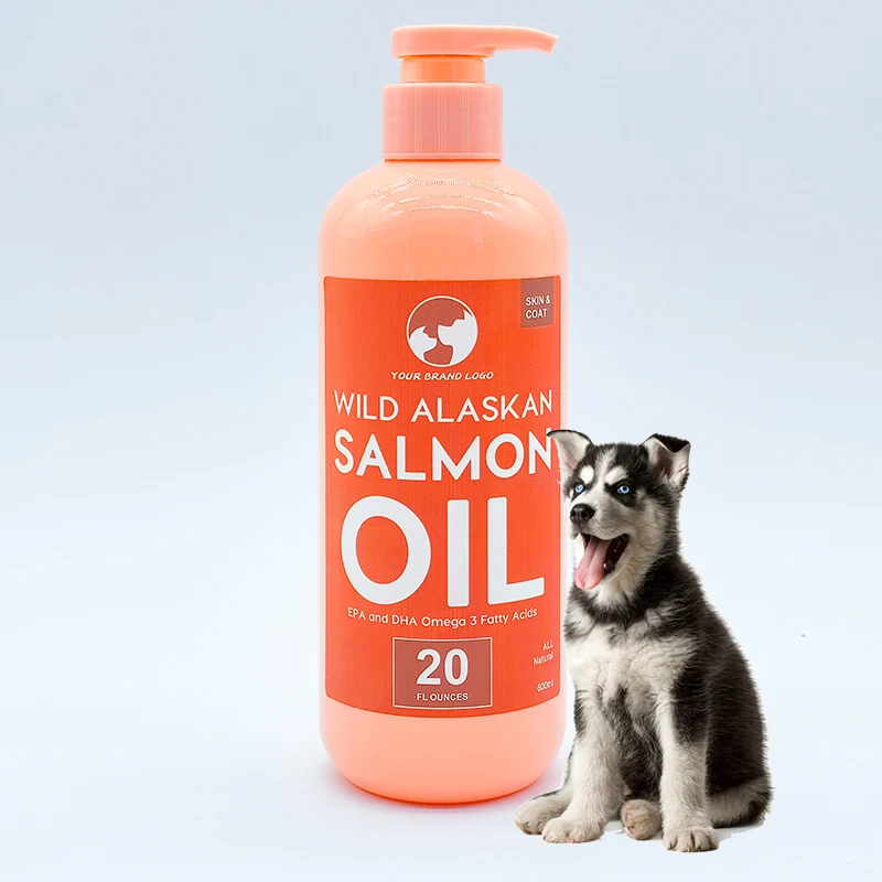 Customization 100% Wild Natural Salmon Fish Oil Helps Dogs Maintain Healthy Skin and Coat Healthy With Omega-3